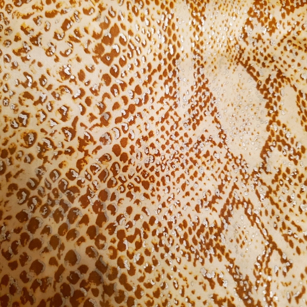 Josie Silk Top, Python Print, Size Small - image 3